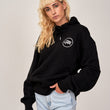 Cargar imagen en el visor de la galería, Hoodie negra Fitz