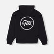 Cargar imagen en el visor de la galería, Hoodie negra Fitz